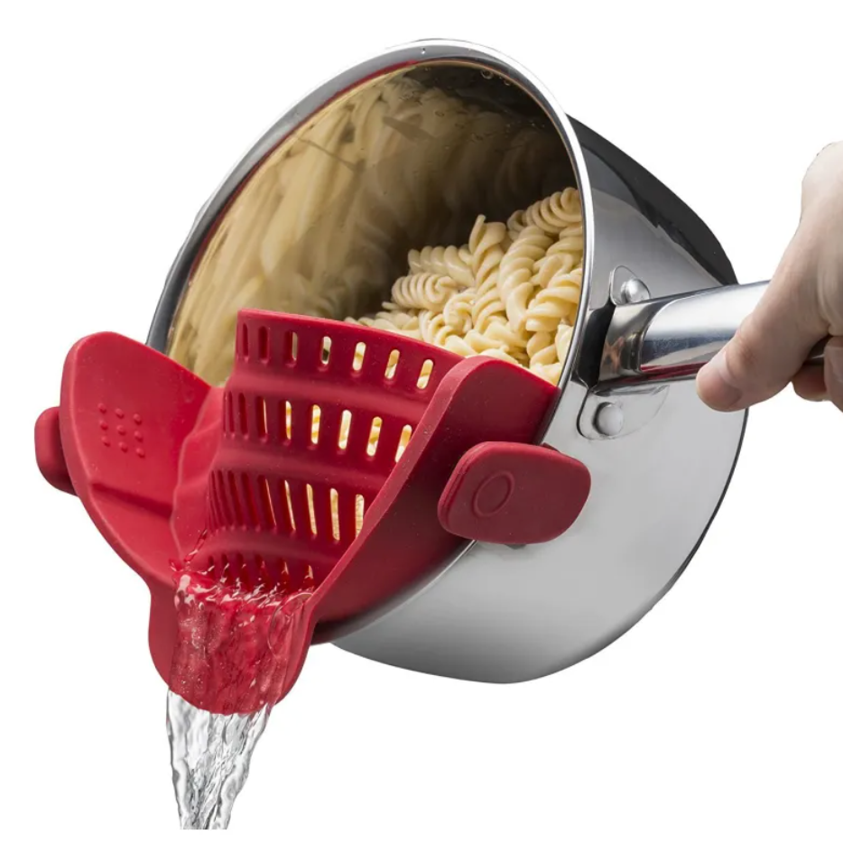 Snap & Drain Pot Strainer