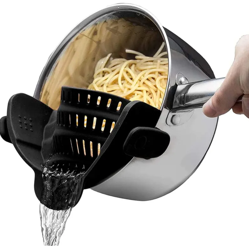 Snap & Drain Pot Strainer