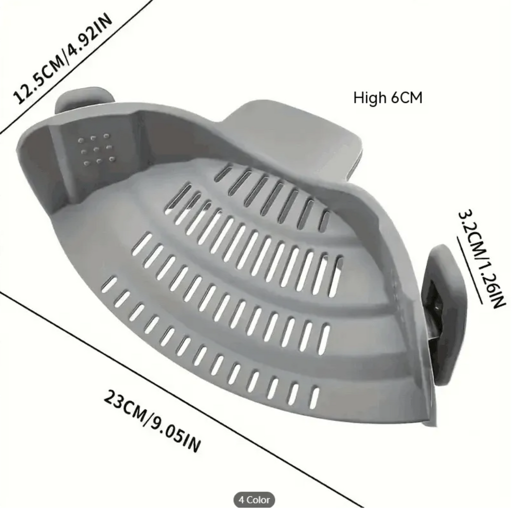 Snap & Drain Pot Strainer