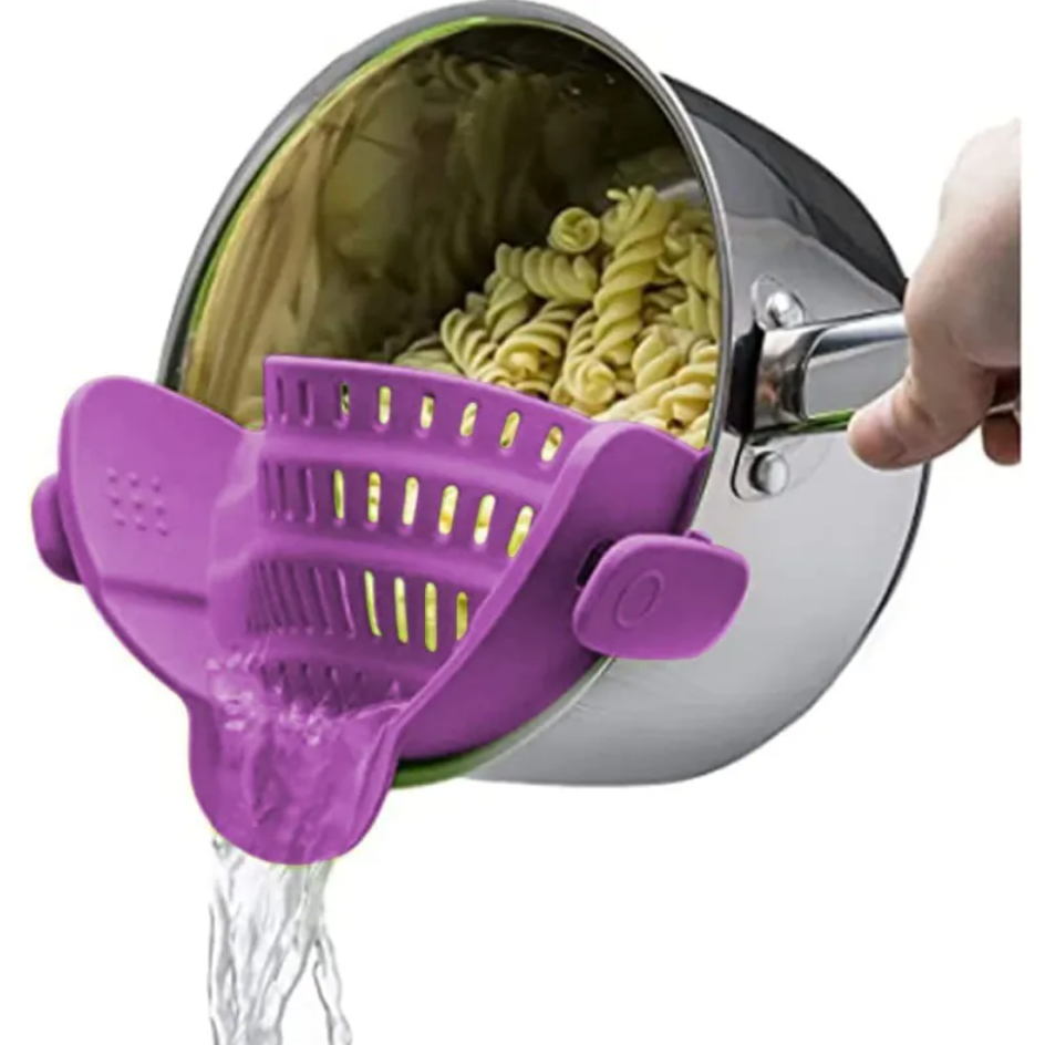 Snap & Drain Pot Strainer